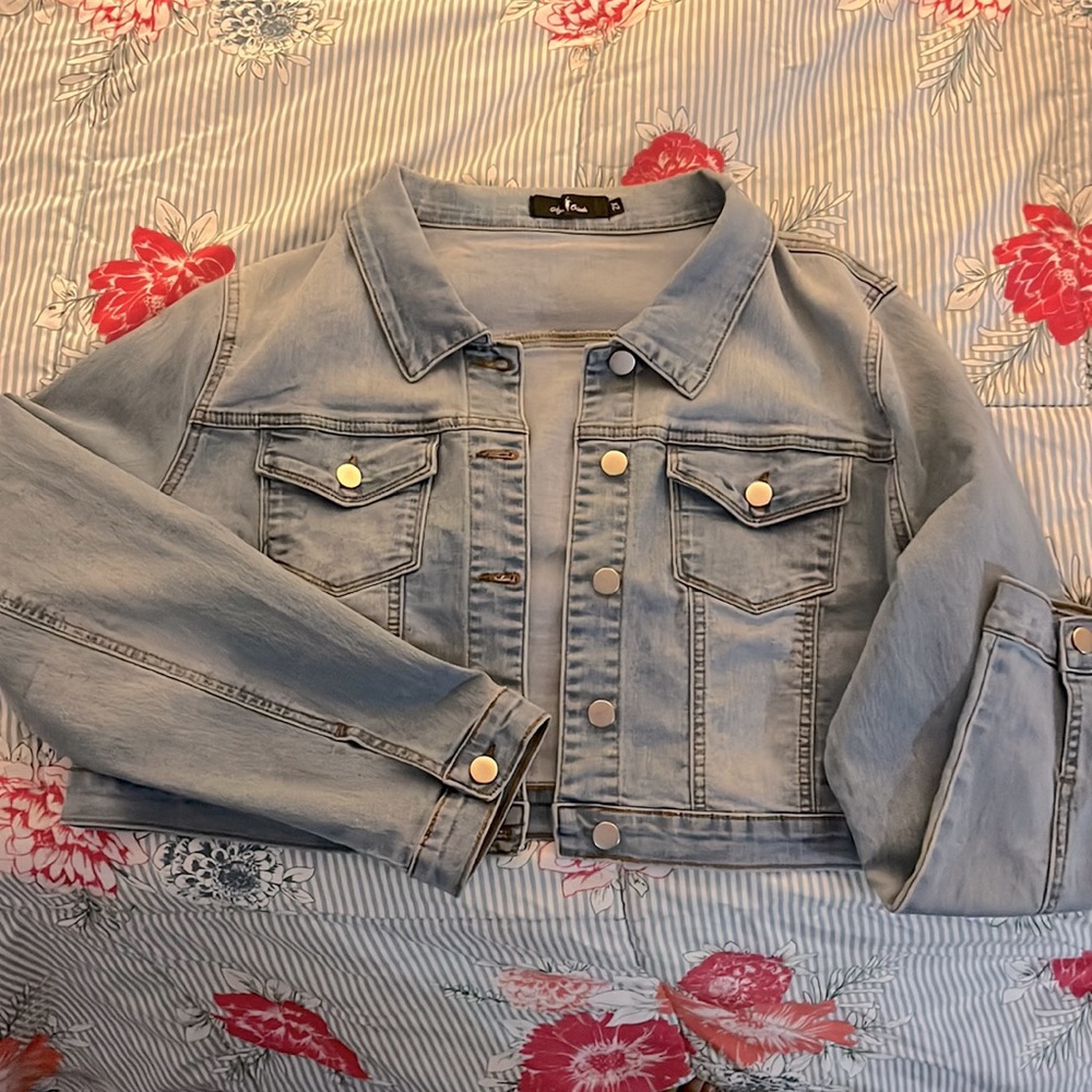 Cropped Denim Jacket